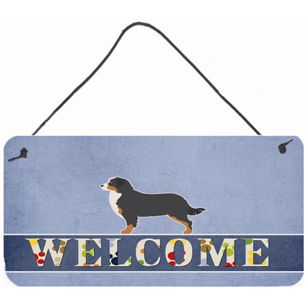 Carolines Treasures Bernese Mountain Dog Welcome Wall or Door Hanging Prints BB5523DS812